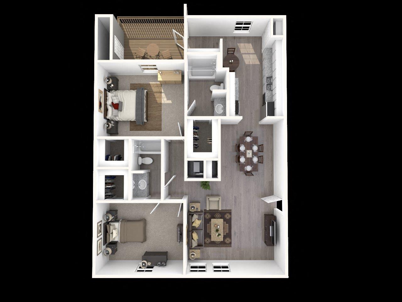 Apartments in Raleigh, NC: Six Forks Station Apartments B4